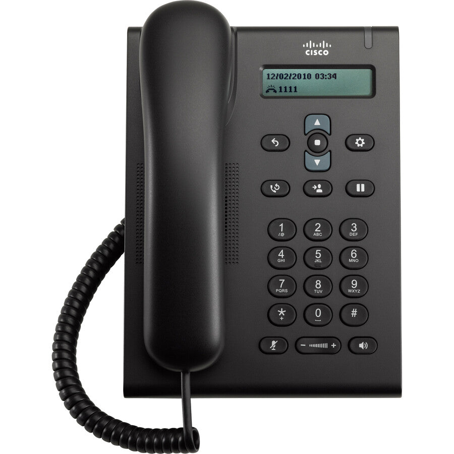 Cisco 3905 IP Phone - Refurbished - Wall Mountable, Desktop - Charcoal CP-3905-RF