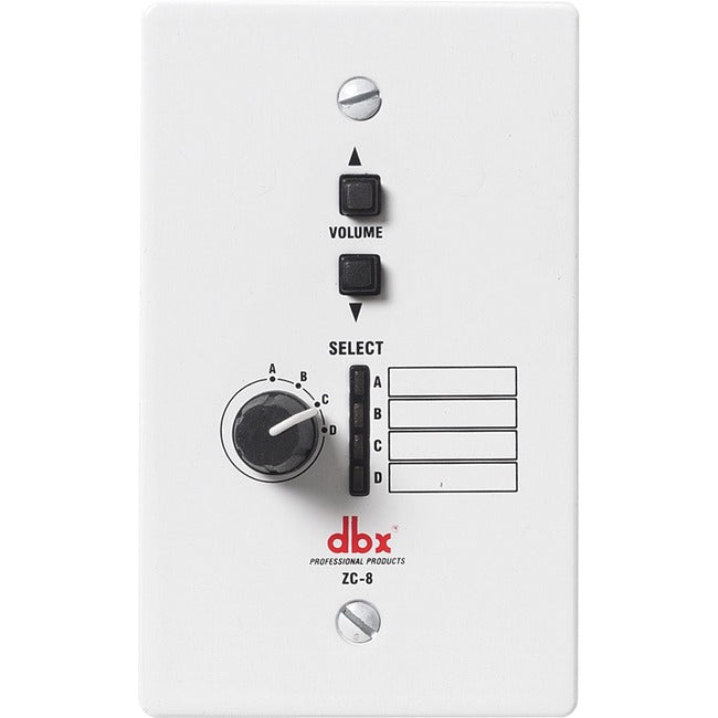 dbx ZC8 Wall-Mounted Zone Controller DBXZC8V