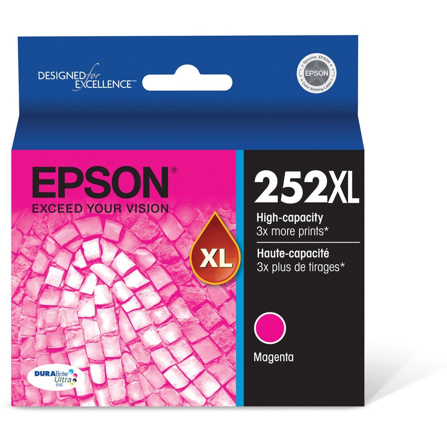 Epson DURABrite Ultra 252XL Original High Yield Inkjet Ink Cartridge - Magenta - 1 Each T252XL320-S