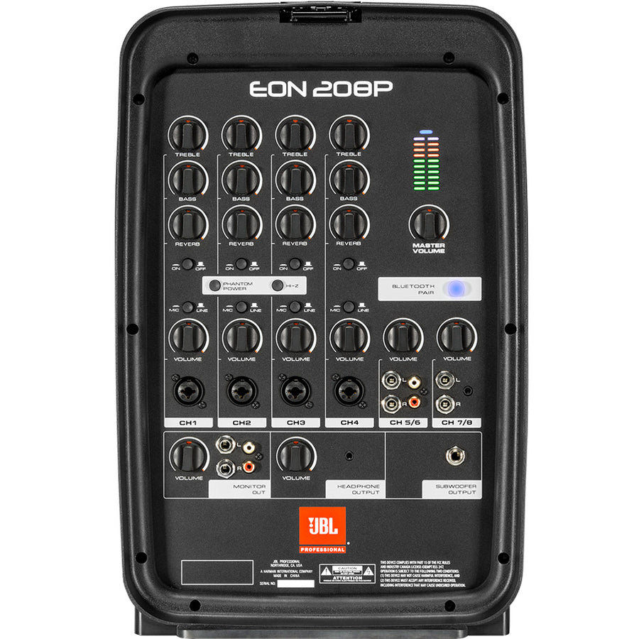 JBL 8" Packaged PA System With 8-channel Integrated Mixer EON208P