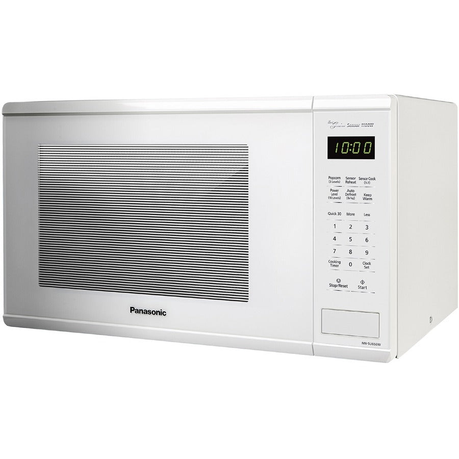 Panasonic 1.3 Cu. Ft. 1100W Countertop Microwave Oven - White -NN-SU656W NN-SU656W