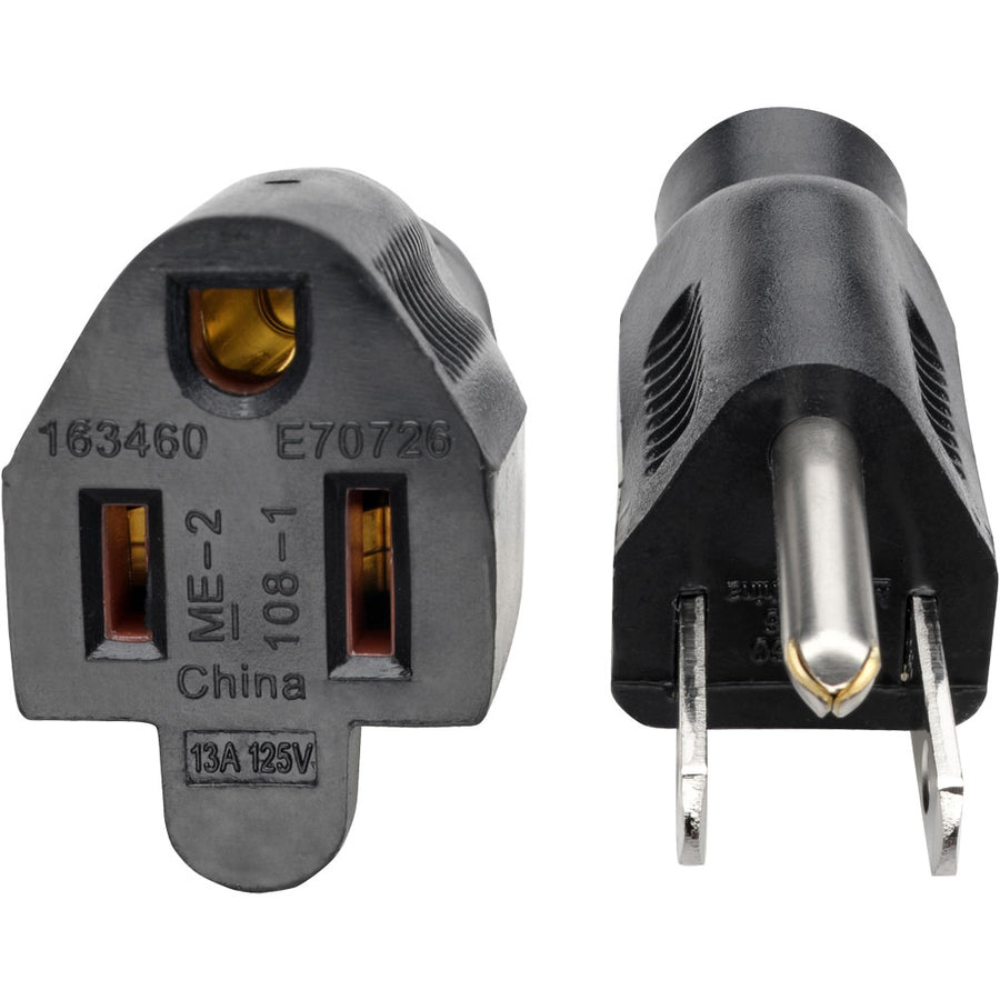 Eaton Tripp Lite Series Power Extension Cord, NEMA 5-15P to NEMA 5-15R - 13A, 120V, 16 AWG, 15 ft. (4.57 m), Black P024-015-13A