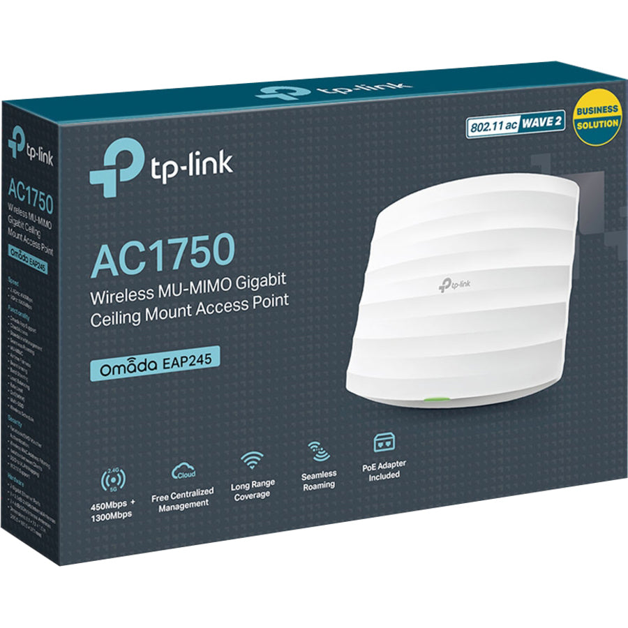TP-Link Omada EAP245 IEEE 802.11ac 1.71 Gbit/s Wireless Access Point EAP245