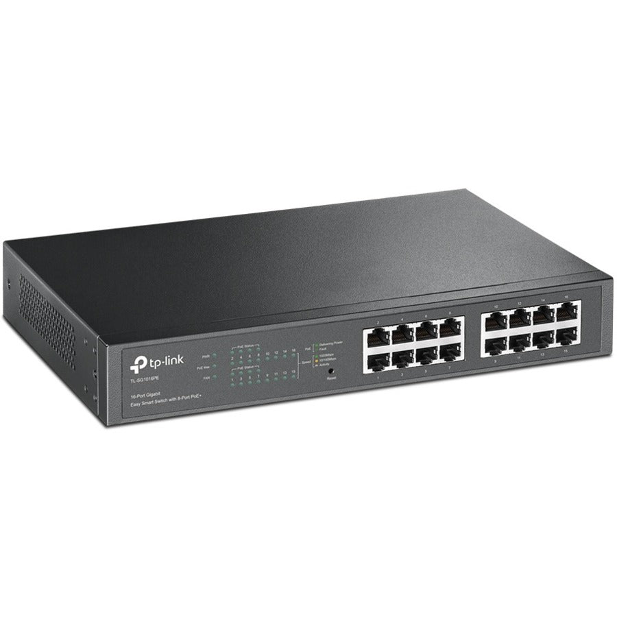 TP-Link TL-SG1016PE - 16-Port Gigabit Easy Smart PoE Switch with 8-Port PoE+ TL-SG1016PE