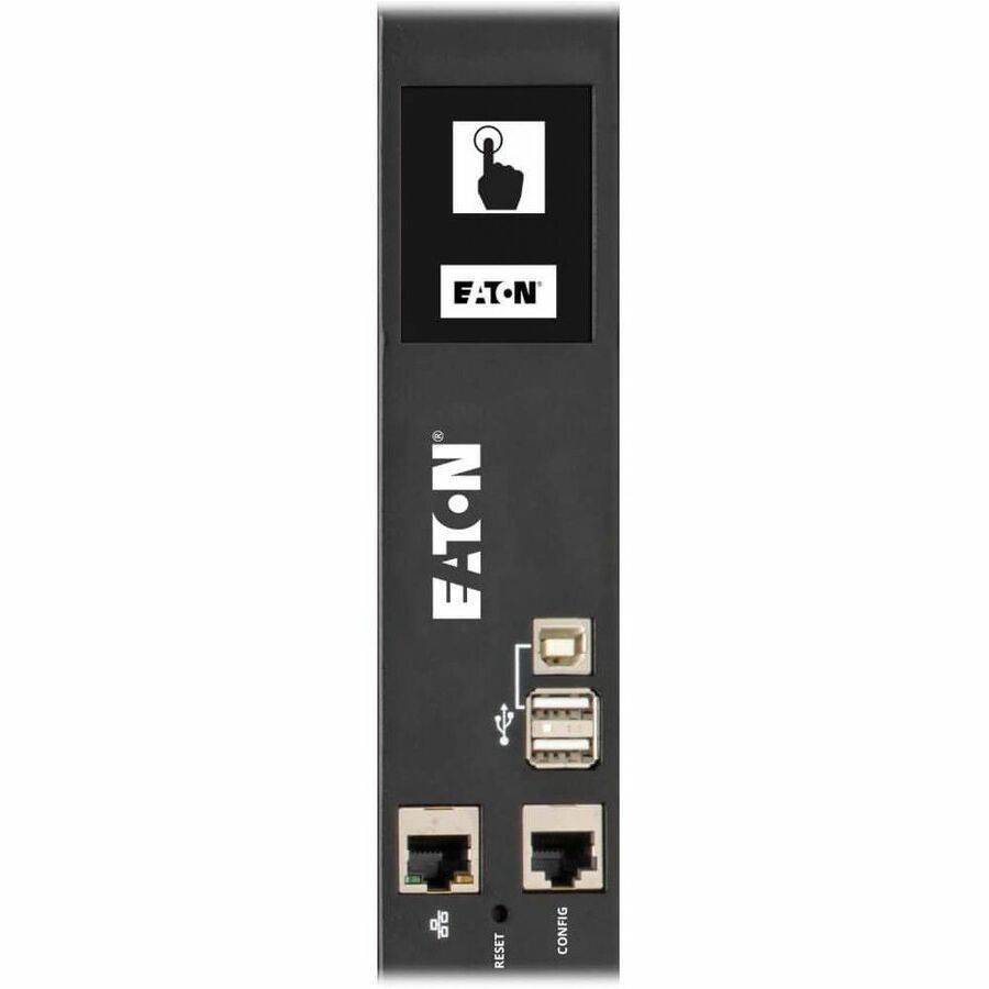 Eaton 10kW 200-240V 3PH Switched PDU - LX Interface, Gigabit, 30 Outlets, L21-30P Input, LCD, 1.8 m Cord, 0U 1.8 m Height, TAA PDU3EVSR6L2130