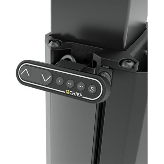 Chief Large Capacity Electric Height-Adjustable Mobile Flat Panel Cart - Black LPE1U