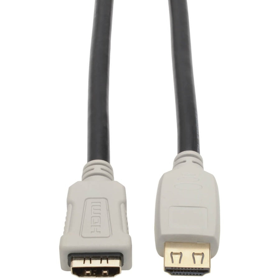 Eaton Tripp Lite Series High-Speed HDMI Extension Cable (M/F) - 4K 60 Hz, HDR, 4:4:4, Gripping Connector, 10 ft. P569-010-2B-MF