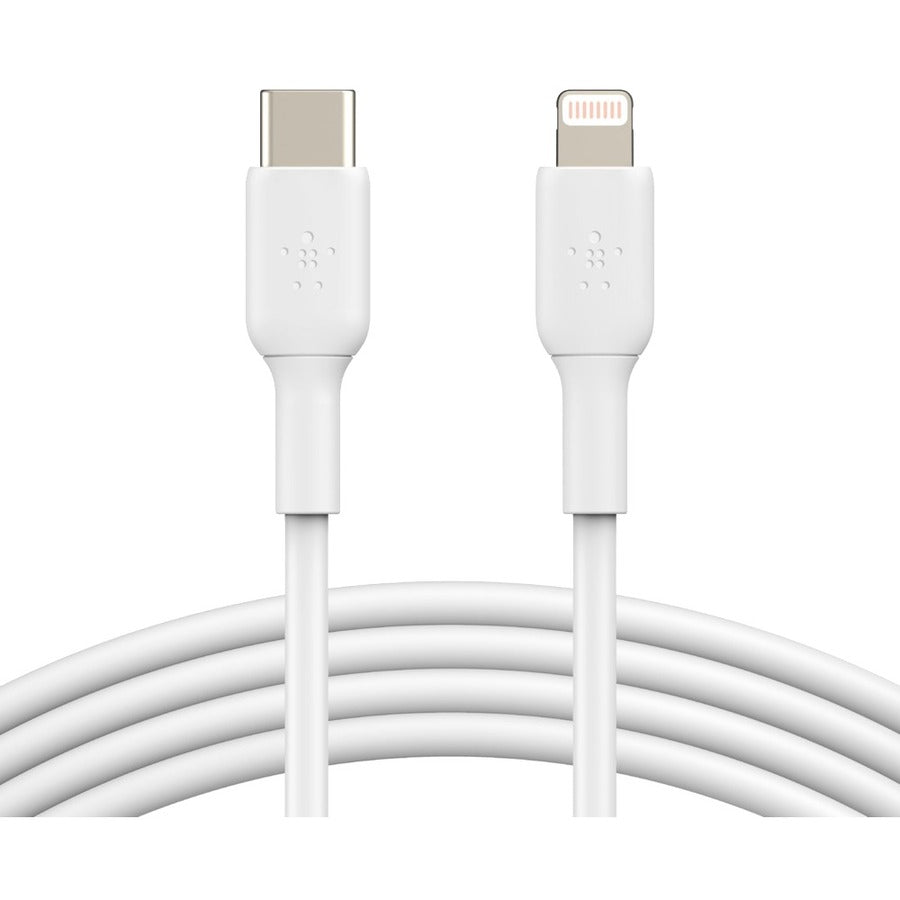 Belkin BoostCharge USB-C to Lightning Cable (1 meter / 3.3 foot, White) CAA003BT1MWH