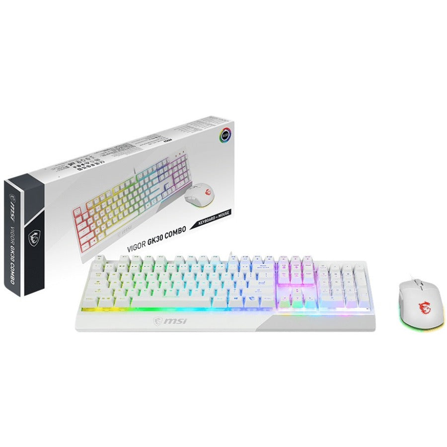 MSI Vigor GK30 White Gaming Keyboard VIGORGK30CW