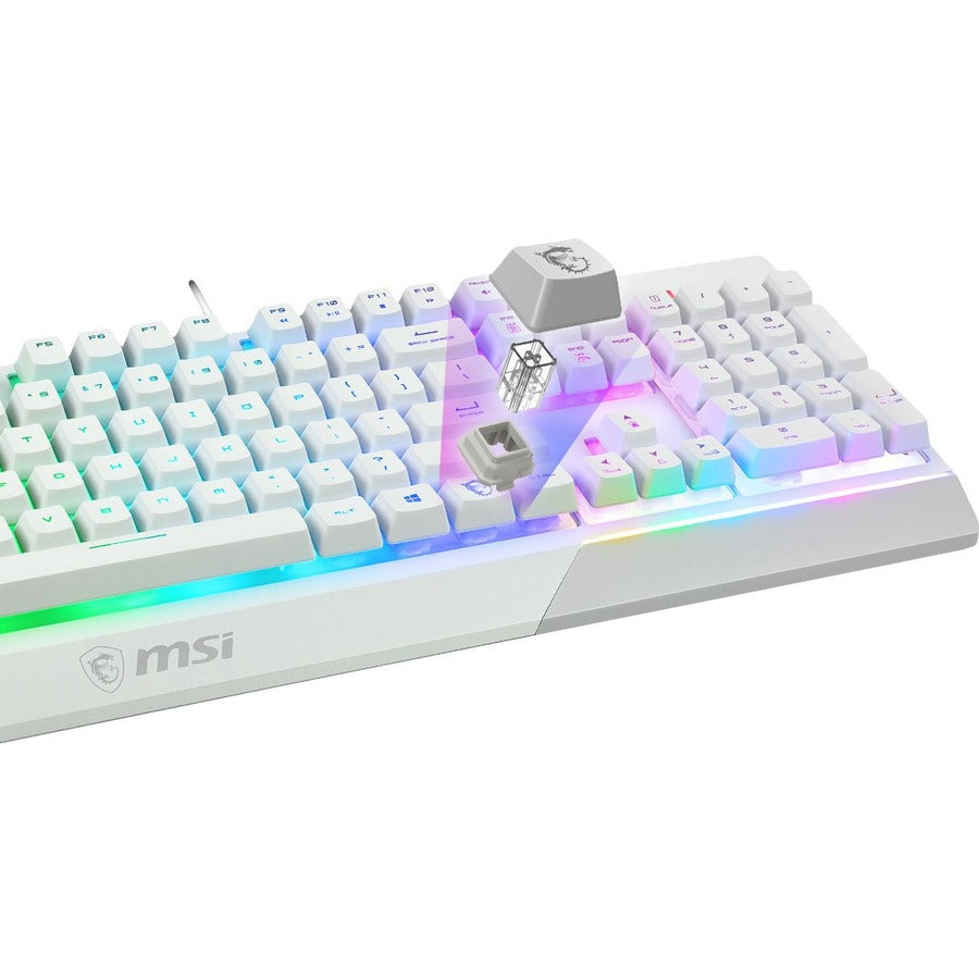 MSI Vigor GK30 White Gaming Keyboard VIGORGK30CW