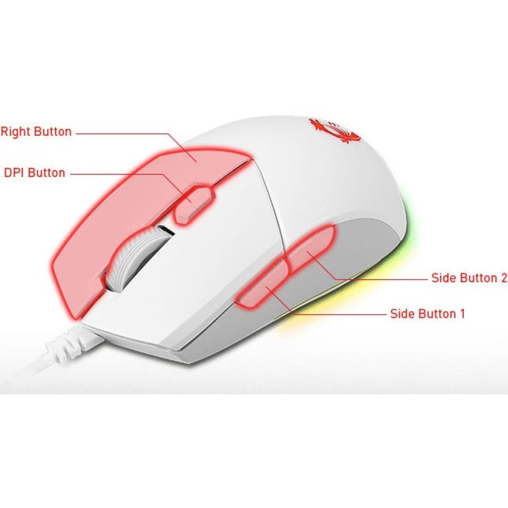 MSI Vigor GK30 White Gaming Keyboard VIGORGK30CW