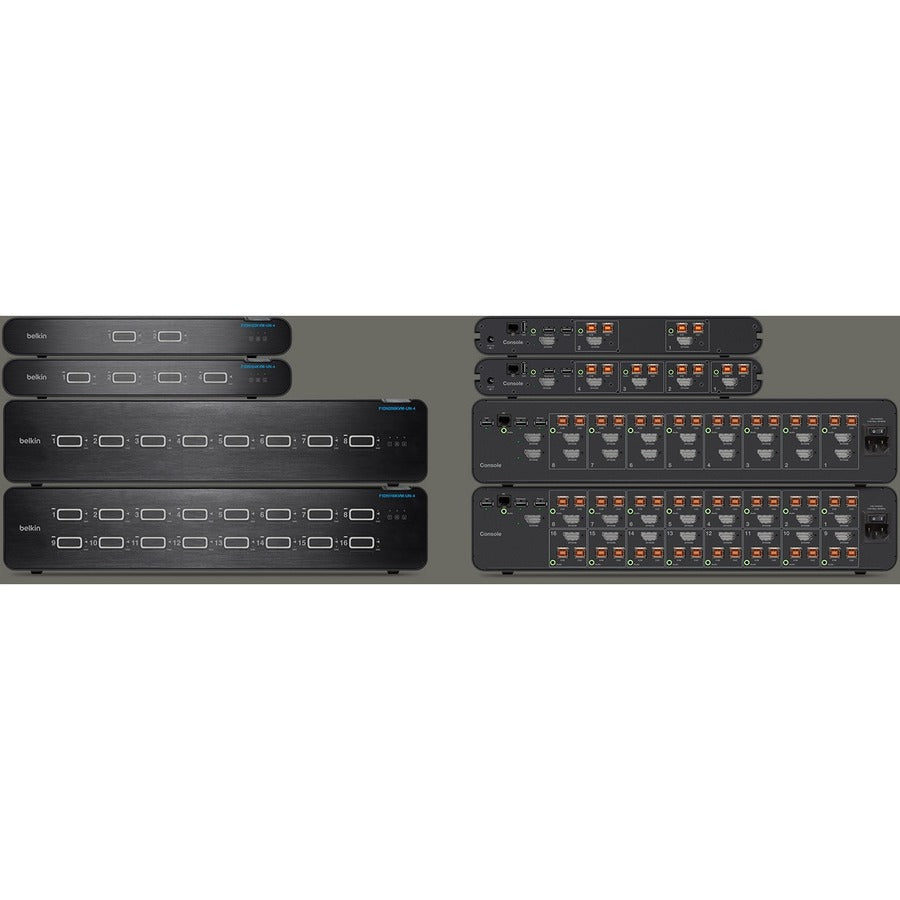 Belkin Universal 2nd Gen Secure KVM Switch, 4-Port Single Head w/ CAC F1DN104KVM-UN-4