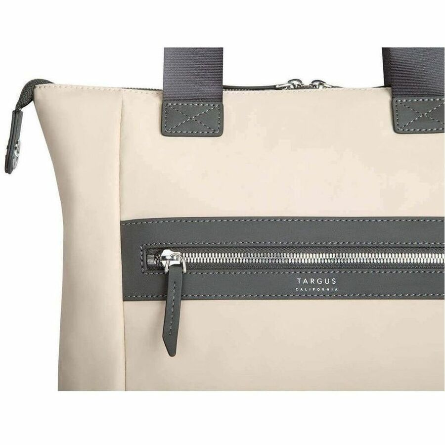 Targus Newport TBO00206GL Carrying Case (Tote) for 15" Notebook, Tablet, Accessories - Tan TBO00206GL