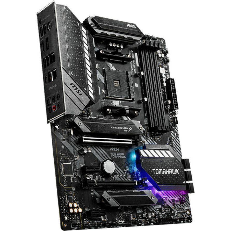 MSI MAG B550 TOMAHAWK Desktop Motherboard - AMD B550 Chipset - Socket AM4 - ATX B550TMHWK