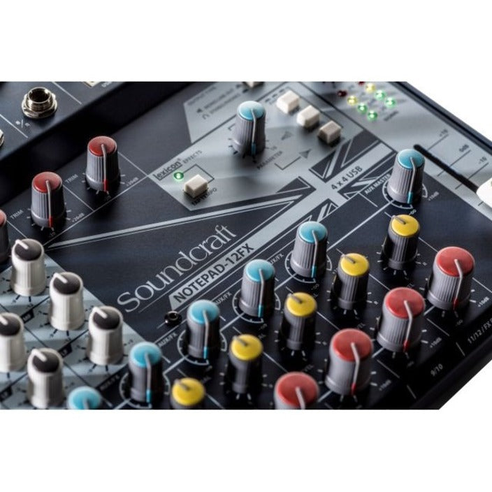 Soundcraft Small-format Analog Mixing Console with USB I/O and Lexicon Effects SCR-5085985US-01