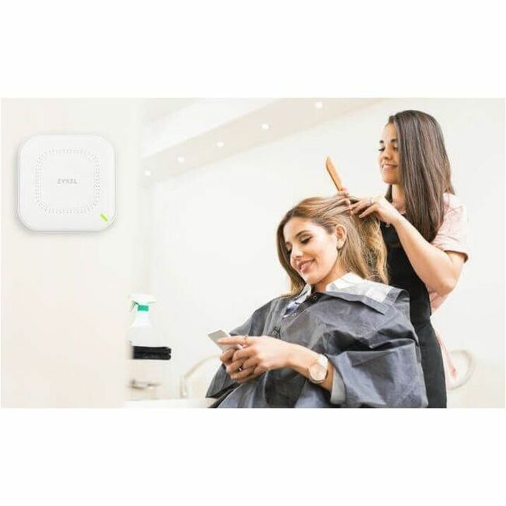 ZYXEL NebulaFlex NWA50AX Dual Band IEEE 802.11 a/b/g/n/ac/ax 1.73 Gbit/s Wireless Access Point - Indoor NWA50AX