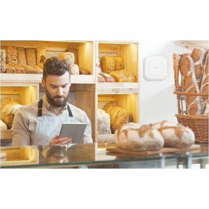 ZYXEL NebulaFlex NWA50AX Dual Band IEEE 802.11 a/b/g/n/ac/ax 1.73 Gbit/s Wireless Access Point - Indoor NWA50AX