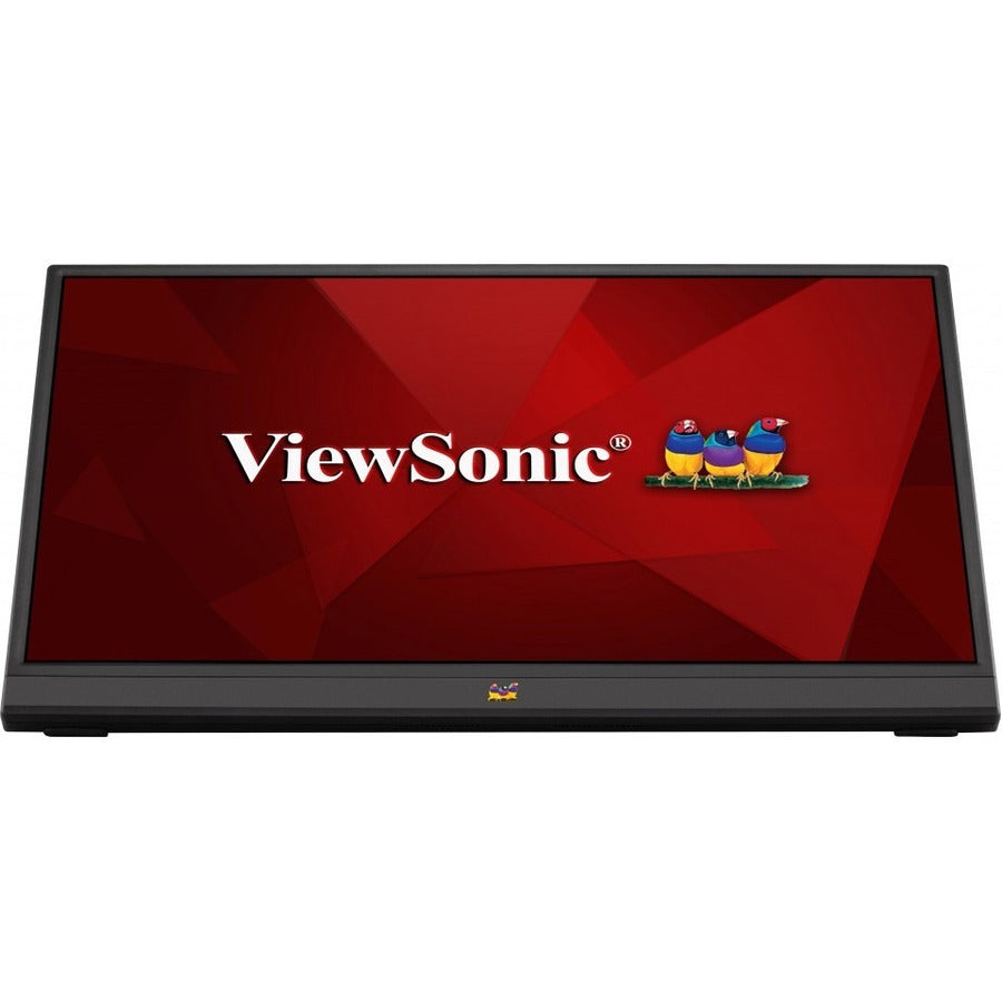 ViewSonic VA1655 15.6 Inch 1080p Portable IPS Monitor with Mobile Ergonomics, USB C, Mini HDMI and a Protective Case for Home and Office VA1655