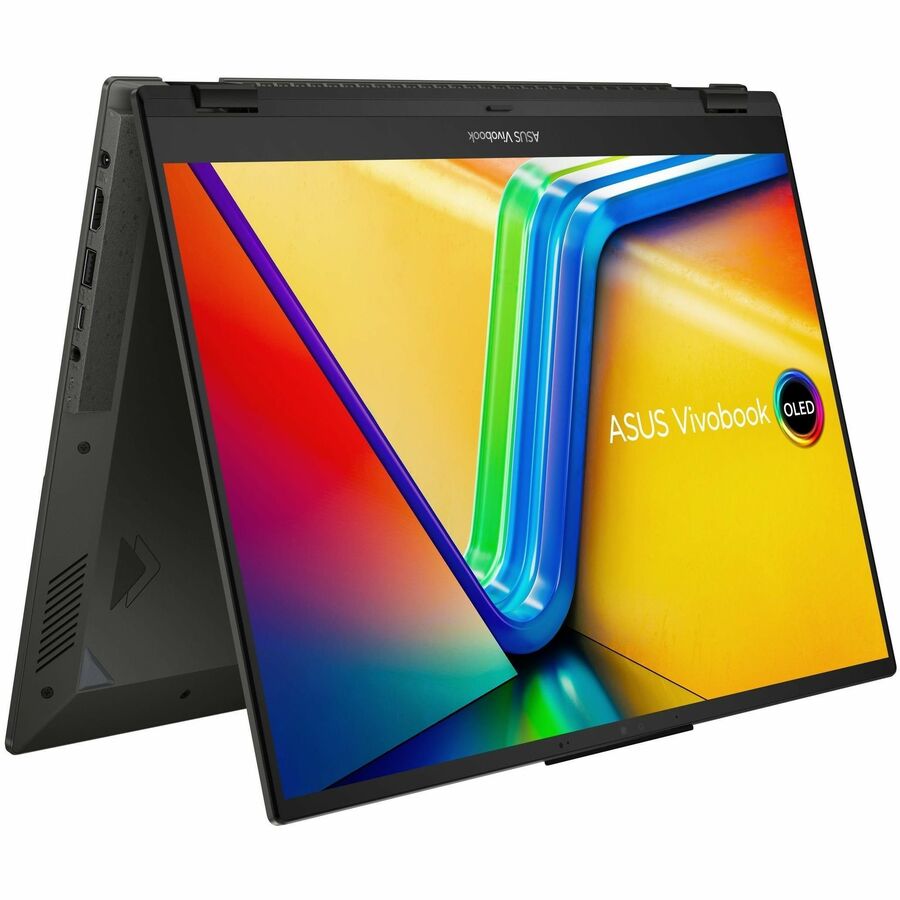Asus Vivobook S 16 Flip OLED TN3604 TN3604YA-DS51T 16" Touchscreen Convertible 2 in 1 Notebook - WUXGA - AMD Ryzen 5 7530U - 8 GB - 512 GB SSD - Midnight Black TN3604YA-DS51T