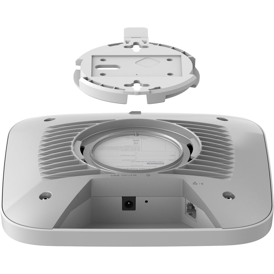 Netgear WAX220 Dual Band IEEE 802.11 a/b/g/n/ac/ax/e 4.10 Gbit/s Wireless Access Point - Indoor WAX220-100NAS