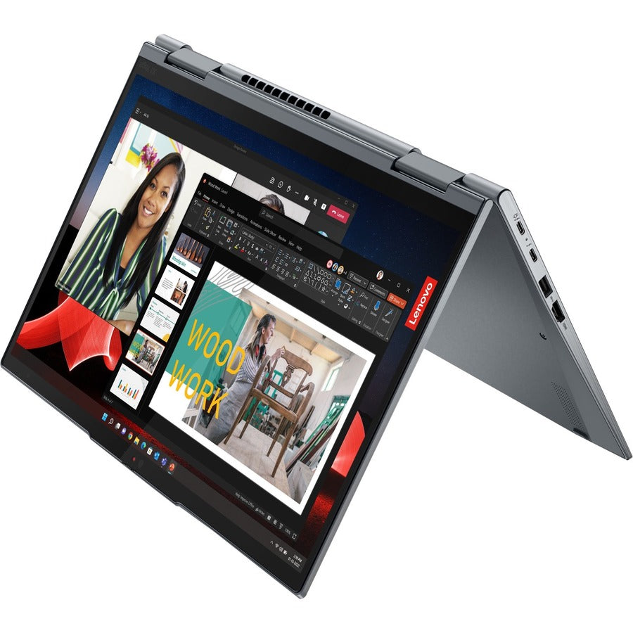 Lenovo ThinkPad X1 Yoga Gen 8 21HQ000BUS 14" Touchscreen Convertible 2 in 1 Notebook - WUXGA - Intel Core i7 13th Gen i7-1365U - vPro Technology - Intel Evo Platform - 16 GB - 512 GB SSD - English Keyboard - Storm Gray 21HQ000BUS