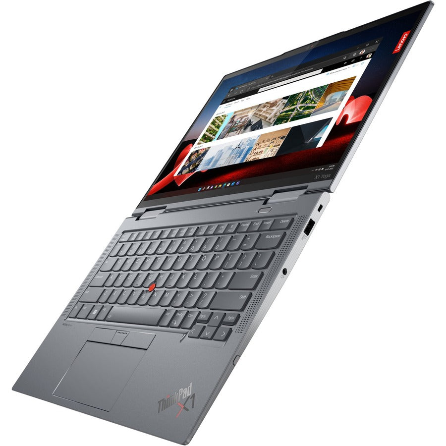 Lenovo ThinkPad X1 Yoga Gen 8 21HQ000BUS 14" Touchscreen Convertible 2 in 1 Notebook - WUXGA - Intel Core i7 13th Gen i7-1365U - vPro Technology - Intel Evo Platform - 16 GB - 512 GB SSD - English Keyboard - Storm Gray 21HQ000BUS