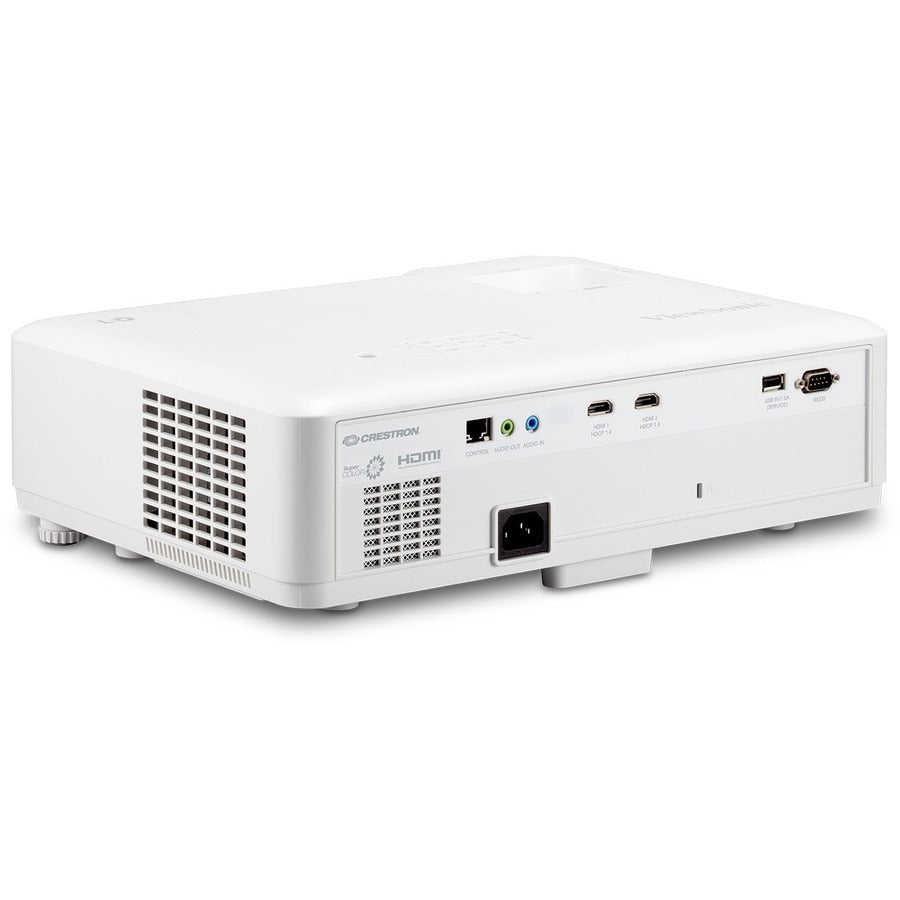 ViewSonic LS610WH 4000 Lumens WXGA LED Projector with H/V Keystone, 4 Corner Adjustment and LAN Control for Home and Office LS610WH
