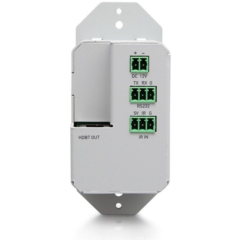 C2G 1-Gang HDMI HDBaseT Wall Plate Transmitter, RS232, IR over Cat Extender C2G30021
