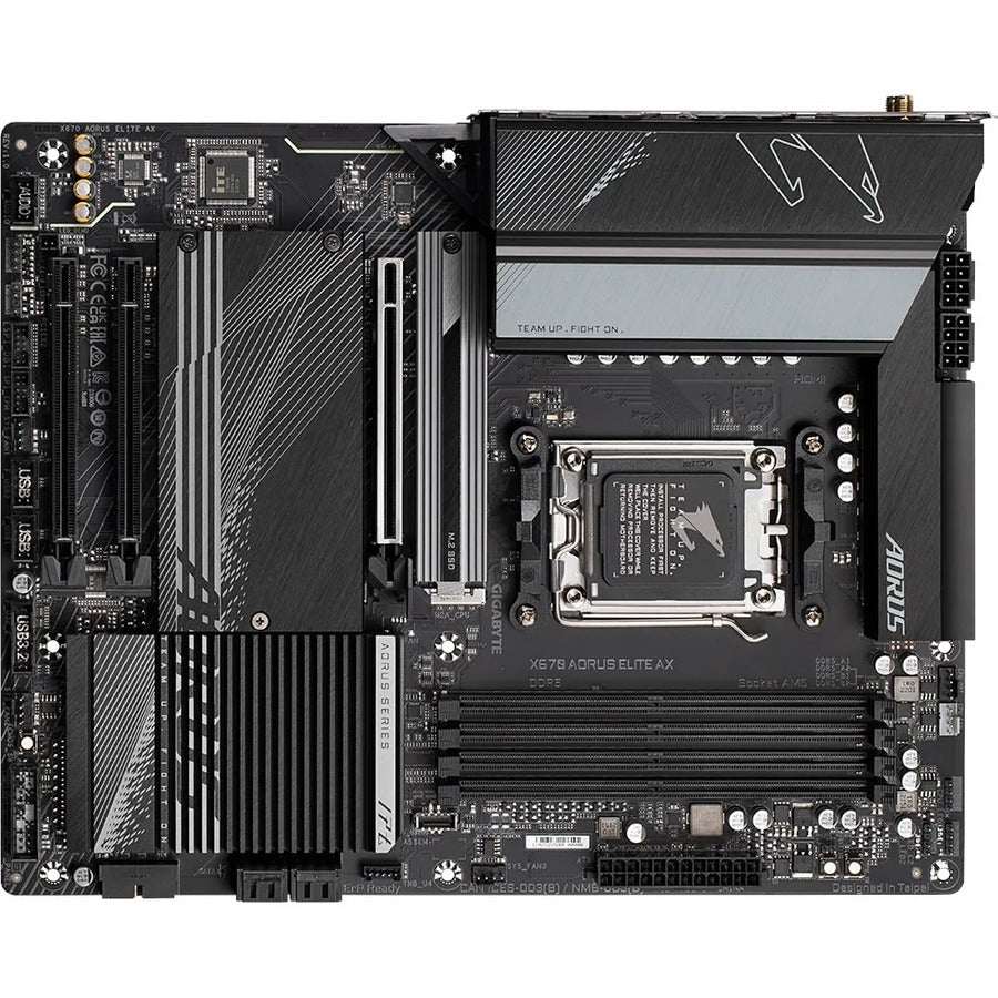 Aorus X670 ELITE AX Gaming Desktop Motherboard - AMD X670 Chipset - Socket AM5 - ATX X670 AORUS ELITE AX