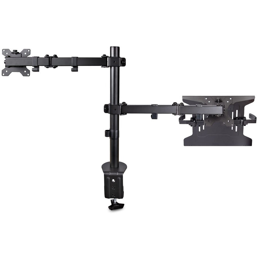 StarTech.com Monitor Arm with VESA Laptop Tray, For a Laptop & Single Display up to 32" (17.6lb/8kg), Adjustable Desk Laptop Arm Mount A2-LAPTOP-DESK-MOUNT