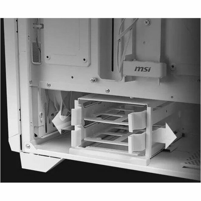 MSI PC Case MPG GUNGNIR 300R AIRFLOW / White GUN300RAIRWHT