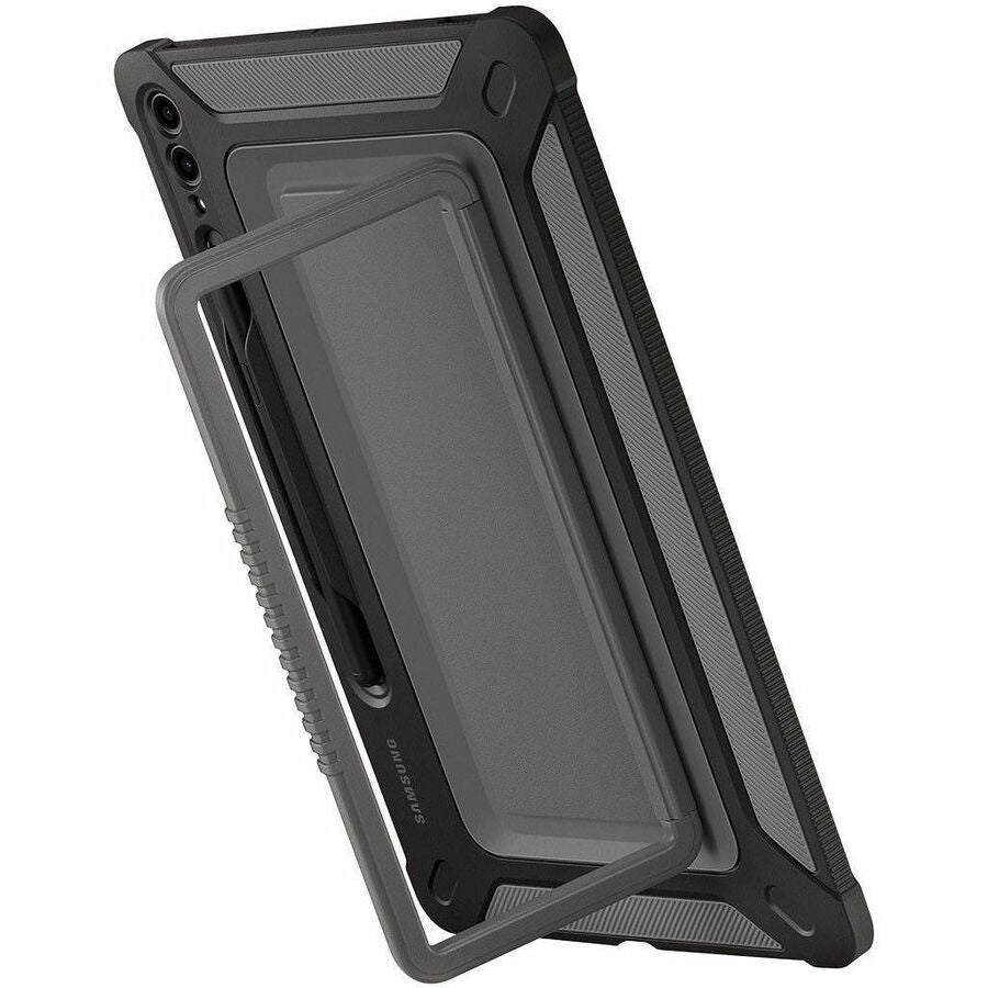 Samsung Rugged Carrying Case Samsung Galaxy Tab S9+ Tablet, Stylus - Black EF-RX810CBEGUJ