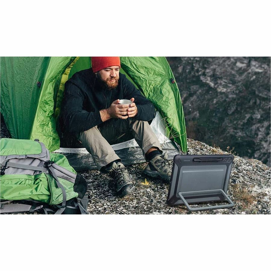 Samsung Rugged Carrying Case Samsung Galaxy Tab S9+ Tablet, Stylus - Black EF-RX810CBEGUJ
