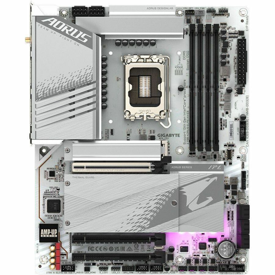 Aorus Z790 ELITE AX ICE Desktop Motherboard - Intel Z790 Chipset - Socket LGA-1700 - ATX Z790AORUSELITEAXICE