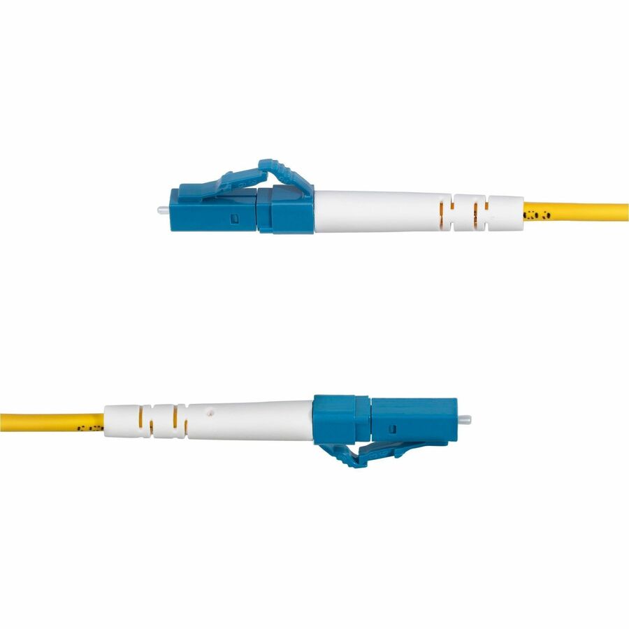 StarTech.com 2m (6.6ft) LC to SC (UPC) OS2 Single Mode Simplex Fiber Optic Cable, 9/125, 40G/100G, Low Insertion Loss, LSZH Jumper Cord SPSMLCSC-OS2-2M