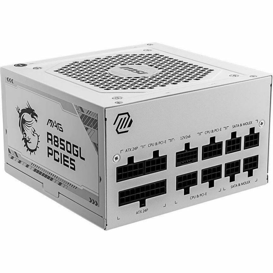 MSI MAG A850GL PCIE5 White Power Supply MAGA850GLPCIE5WT
