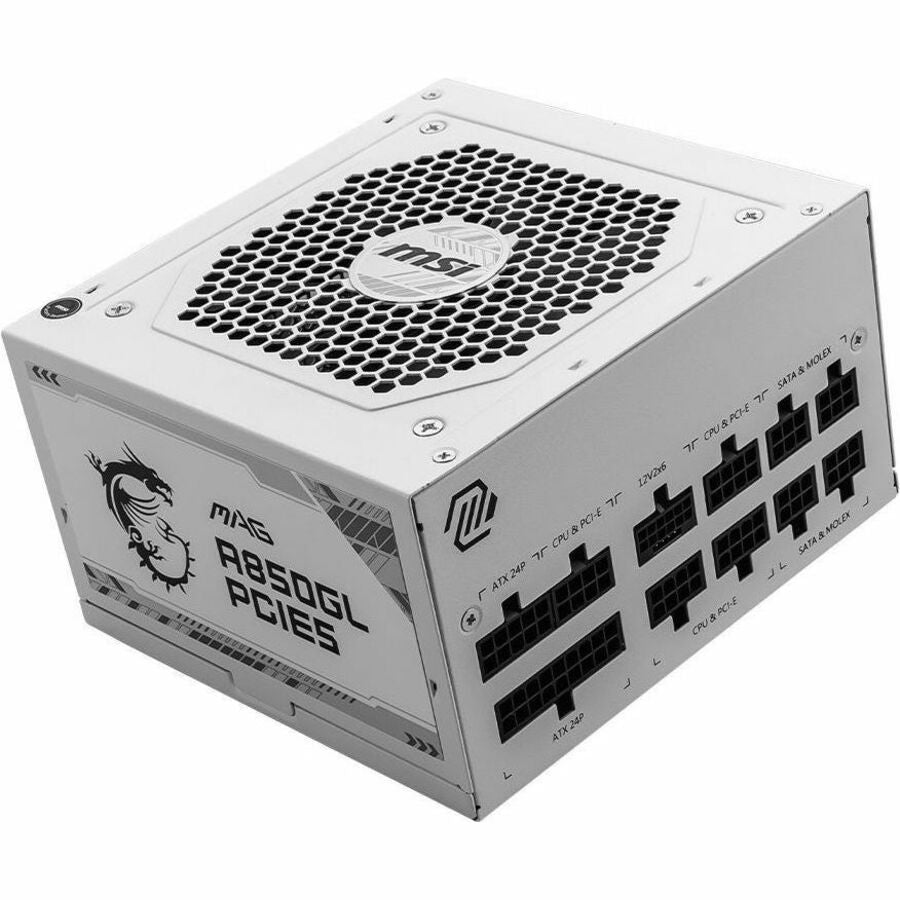 MSI MAG A850GL PCIE5 White Power Supply MAGA850GLPCIE5WT