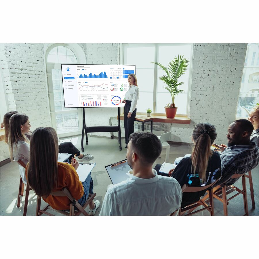 SmartMount® Flat Panel Cart for 43" to 75"+ Displays SR860