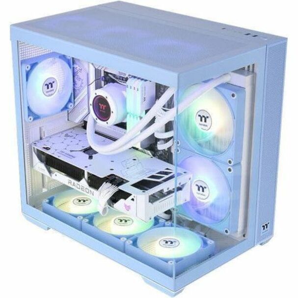 Thermaltake View 380 TG ARGB Hydrangea Blue Mid Tower Chassis CA-1Z2-00MFWN-00