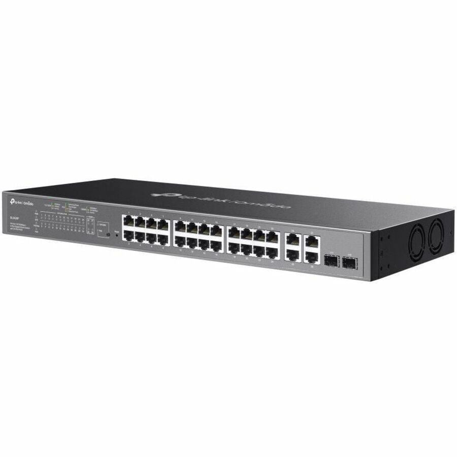 TP-Link Omada SL2428P - Omada 24-Port 10/100 Mbps + 4-Port Gigabit Smart Switch with 24-Port PoE+ SL2428P