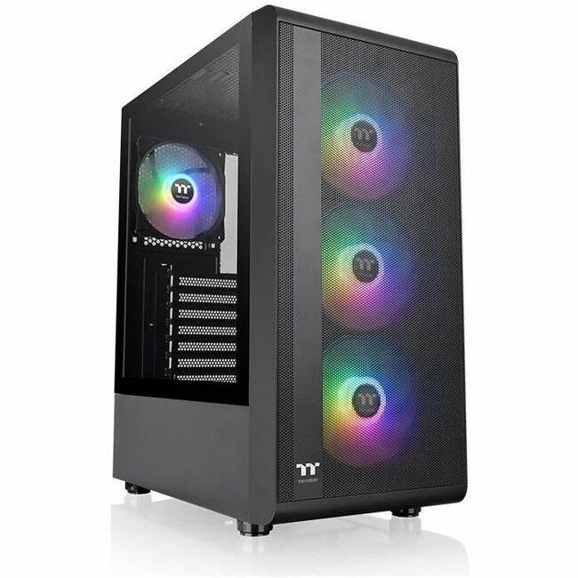 Thermaltake S200 Plus TG ARGB Mid Tower Chassis CA-1X2-00M1WN-01