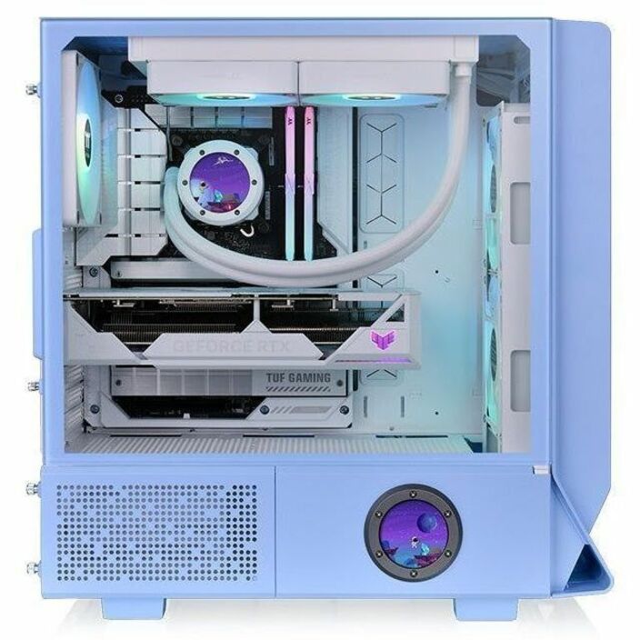 Thermaltake Ceres 350 MX Hydrangea Blue Mid Tower Chassis CA-1Z3-00MFWN-00