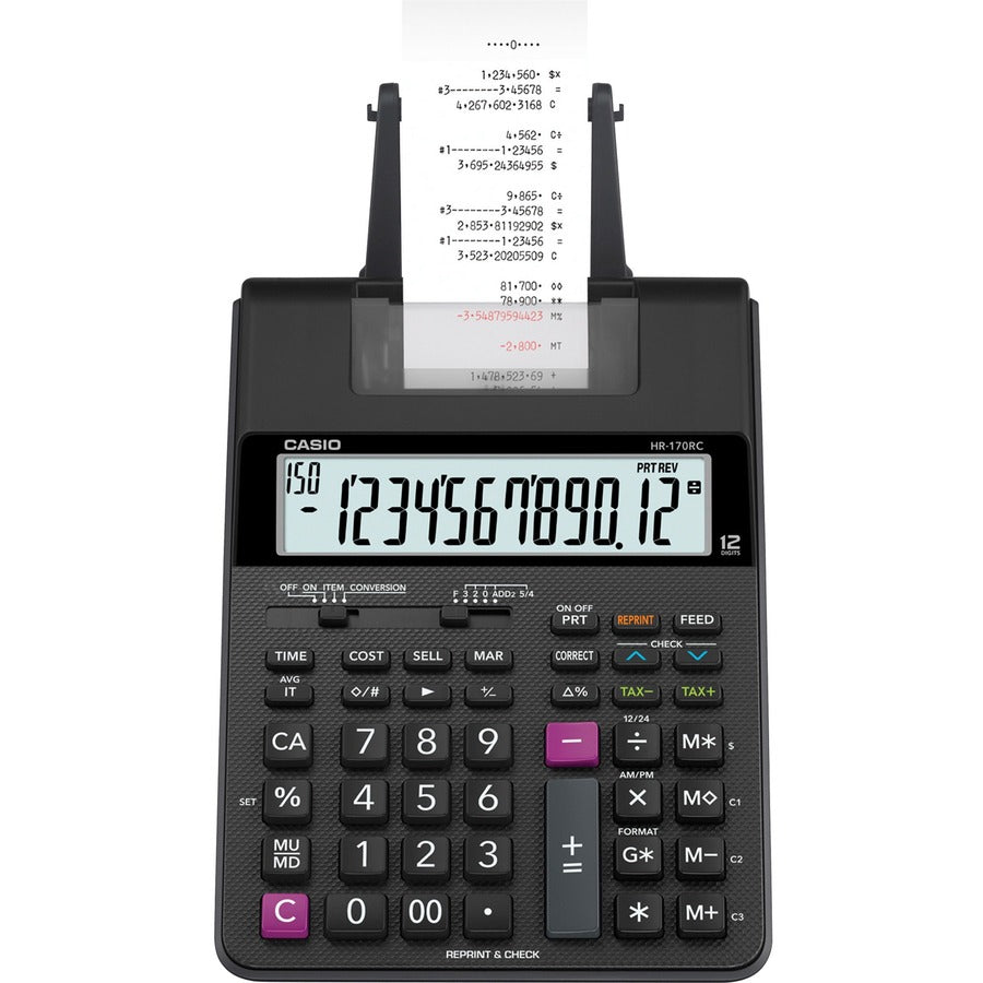 Casio HR-170RC Printing Calculator HR170RC