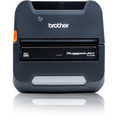 Brother RuggedJet RJ4230BL Mobile Direct Thermal Printer - Monochrome - Portable - Label/Receipt Print - USB - Serial - Bluetooth - Near Field Communication (NFC) RJ4230BL