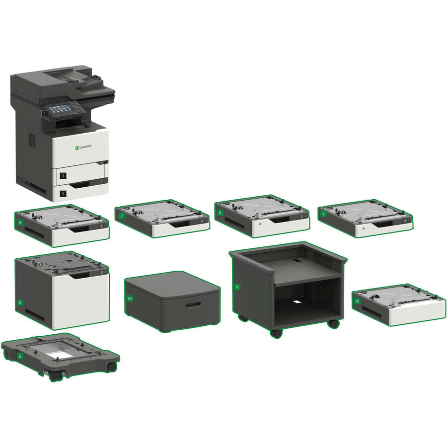 Lexmark MX722ade Laser Multifunction Printer - Monochrome 25BT017