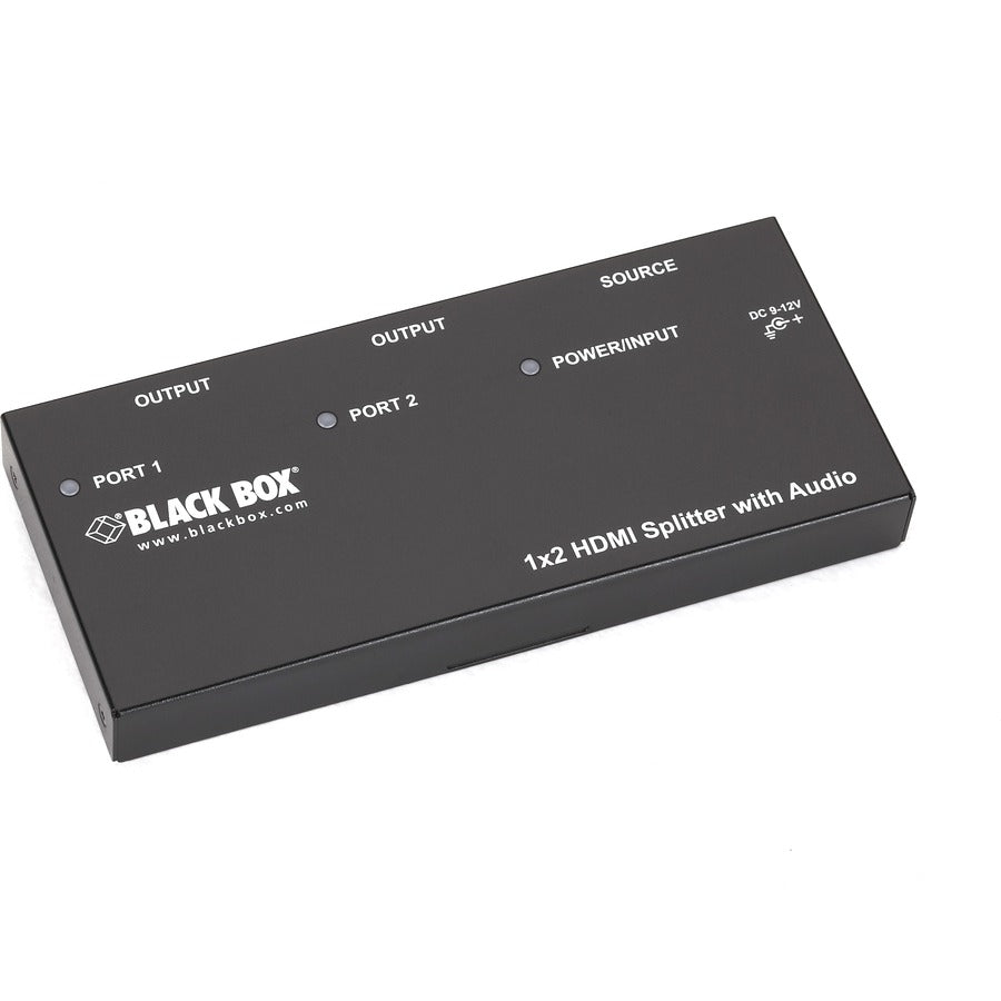 Black Box 1 x 2 HDMI Splitter with Audio AVSP-HDMI1X2
