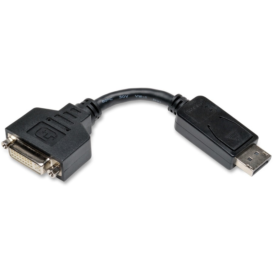 Eaton Tripp Lite Series DisplayPort to DVI-I Adapter Cable (M/F), 6 in. (15.2 cm), TAA P134-000