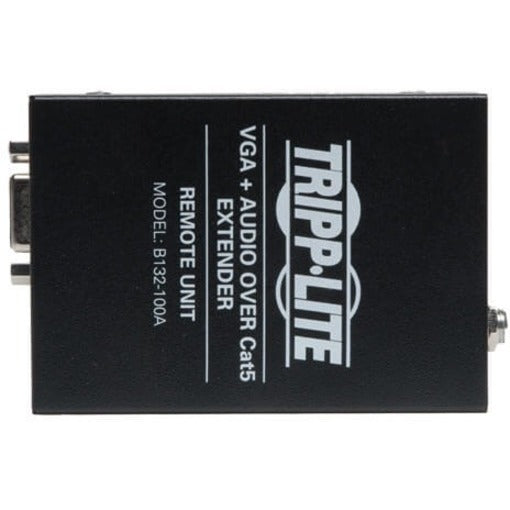 Tripp Lite by Eaton VGA over Cat5/6 Extender, Box-Style Receiver for Video/Audio, Up to 1000 ft. (305 m), TAA B132-100A