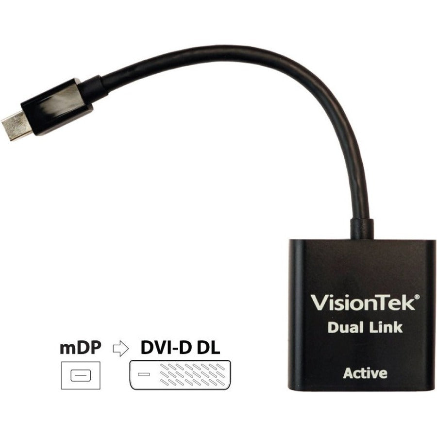 VisionTek Mini DisplayPort to DVI-D Dual Link Adapter (M/F) 900640