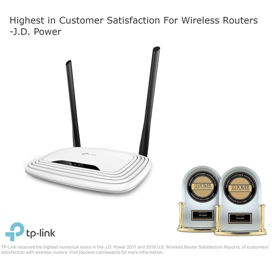 TP-LINK TL-WR841N - Wireless N300 Home Router, 300Mpbs, IP QoS, WPS Button TL-WR841N